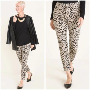 Leopard Ponte Knit Pant